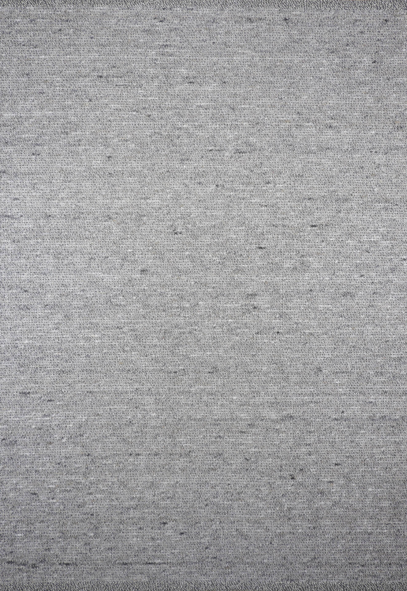 Handwebteppich Black Forest Graffenmatte, Schurwolle grau/beige Melange, goldenes Glanzgarn, Draufsicht