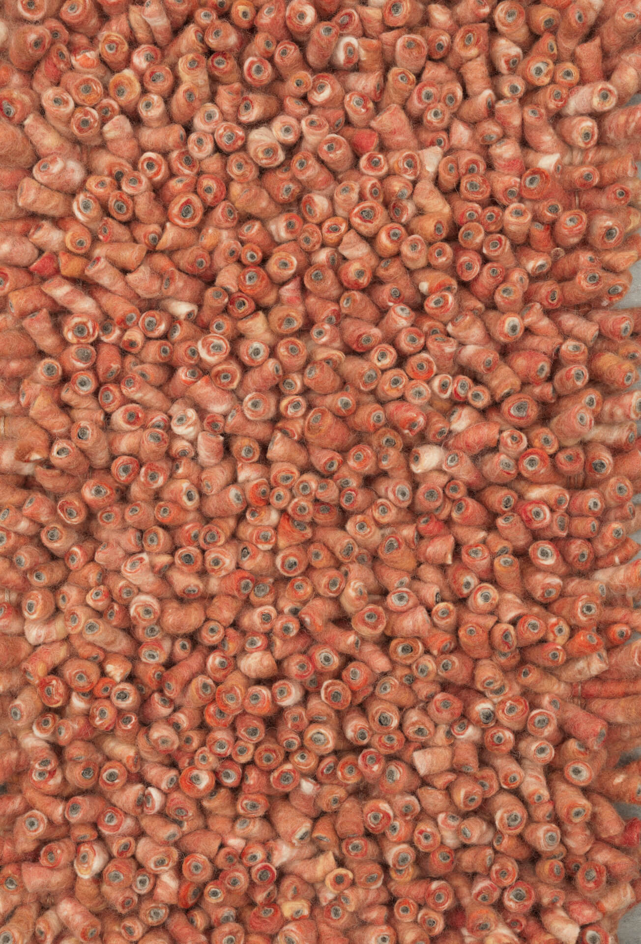 Handwebteppich Salsa Groove, Paulig since 1750, Farbe 421, Draufsicht