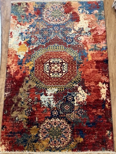 Afghan Teppich Glow, small