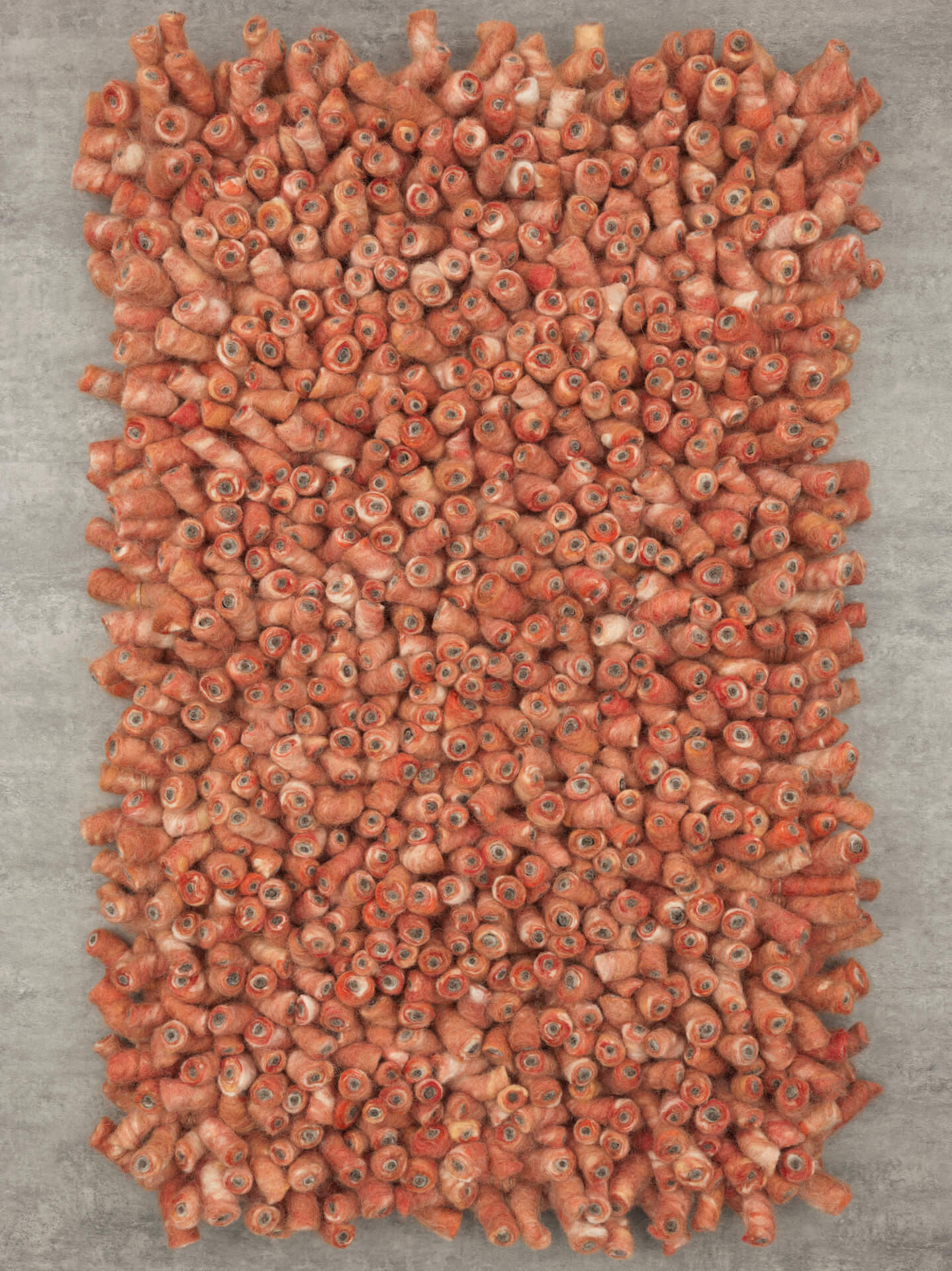 Handwebteppich Salsa Groove, Paulig since 1750, Farbe 421, Draufsicht