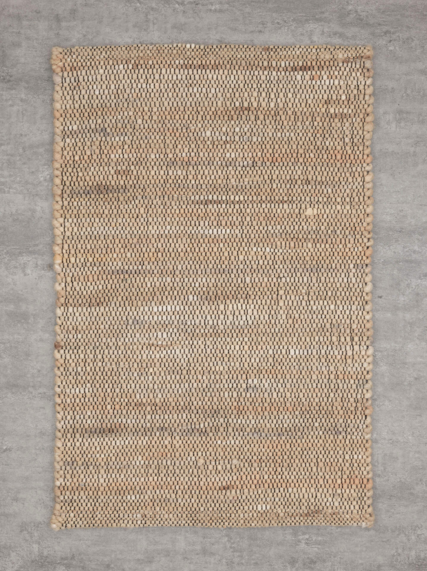 Handwebteppich Beat Moda, Paulig since 1750, Farbe 124, Draufsicht