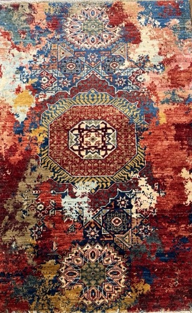 Afghan Teppich Glow, small