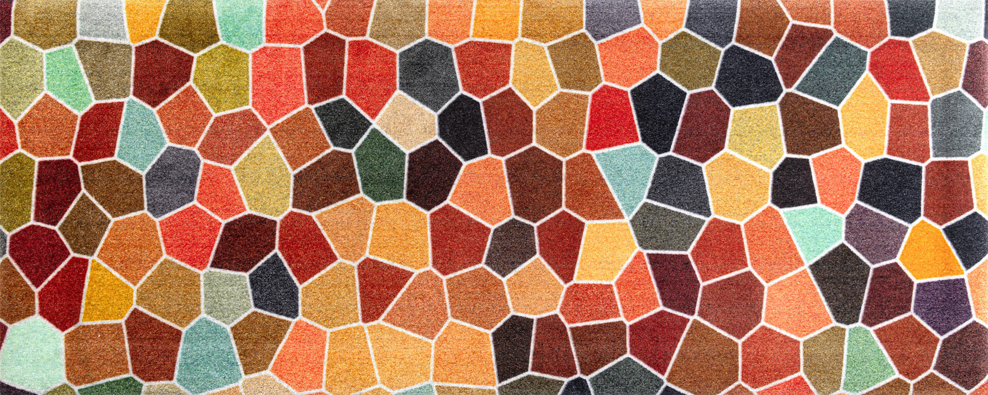 Fussmatte Splendour, randlos, waschbar, 080 x 200 cm Draufsicht