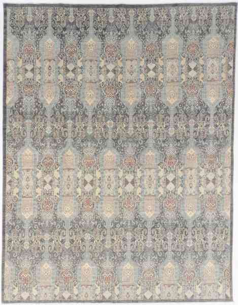 Ziegler Teppich Superior, handgeknüpft in Afghanistan, Schurwolle, 239 x 306 cm, Draufsicht