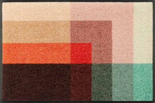 Fußmatte Modulox, Wash & Dry Design, mehrfarbig, 040 x 060 cm, Draufsicht