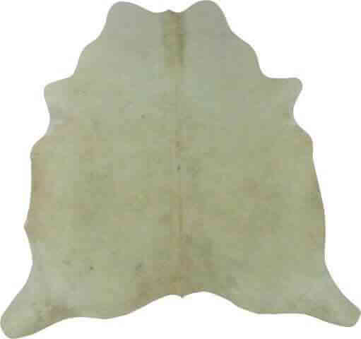 Weißes Kuhfell klein, Herkunft Südamerika, Größe S 2 -2,4 qm, Draufsicht