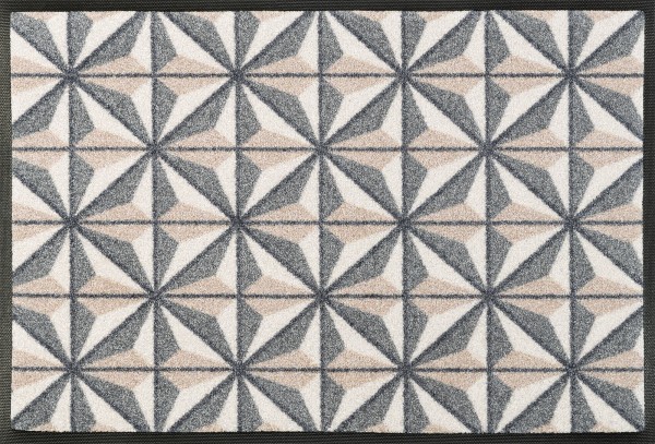 Sauberlaufmatte Kubus, Wash & Dry Designmatte, 050 x 075 cm, Draufsicht