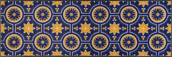 Sauberlaufmatte Azulejo, mehrfarbig, 60 x 180 cm, Draufsicht