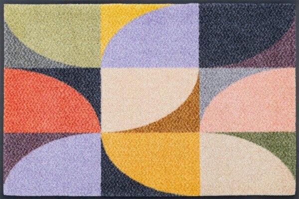 Fußmatte Colour Moments, Wash & Dry Design, 050 x 075 cm, mehrfarbig, Draufsicht