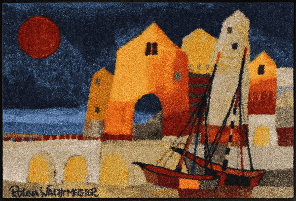 Fußmatte Sunset Glow, Rosina Wachtmeister Collection, 050 x 075 cm, mehrfarbig, Draufsicht